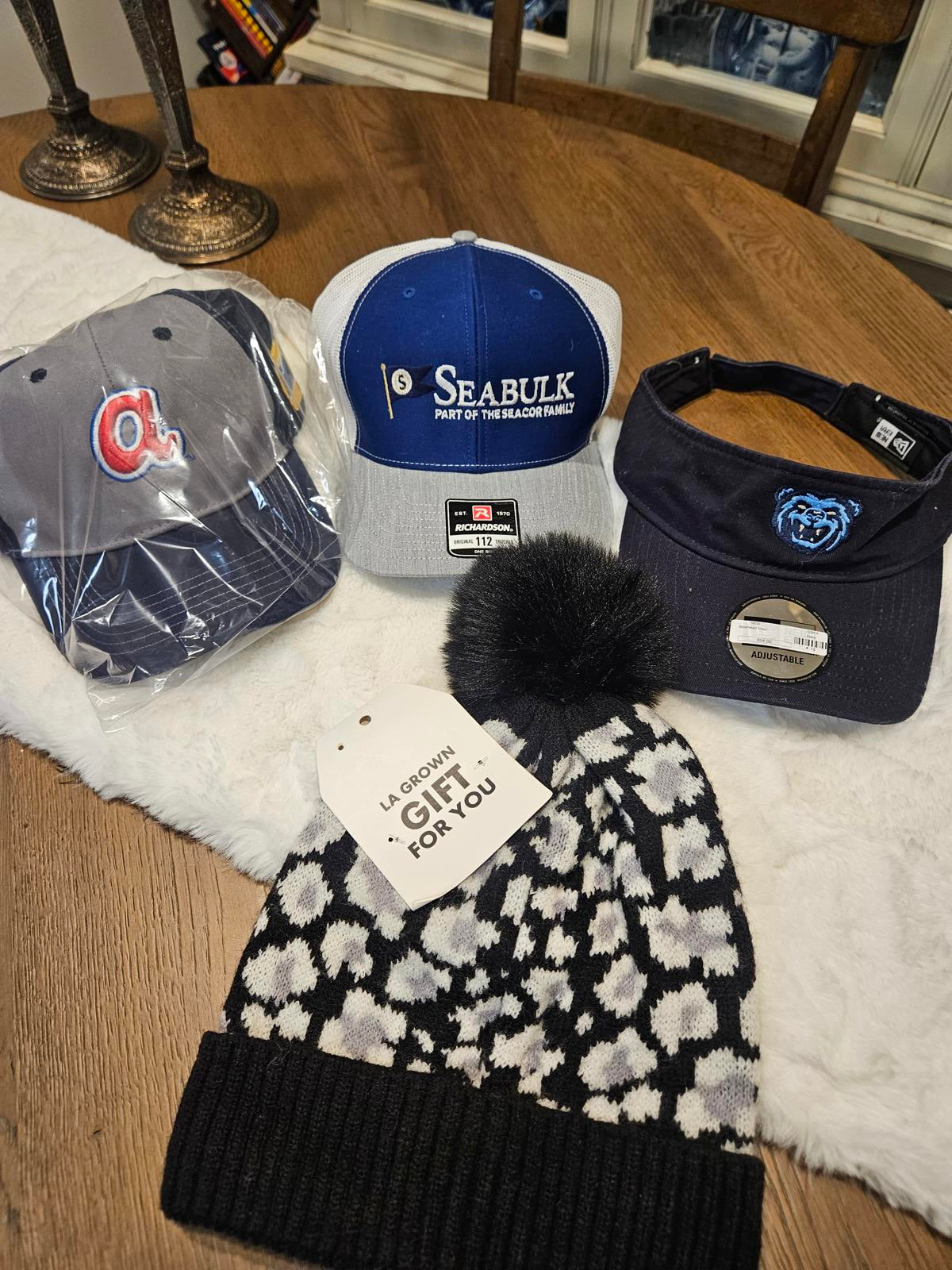 Nwt 4 Hat Assortment With Atlanta Braves 50th Anniversary