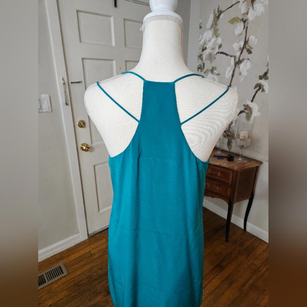 Lavender Brown Stylish Aqua Slip Dress #224