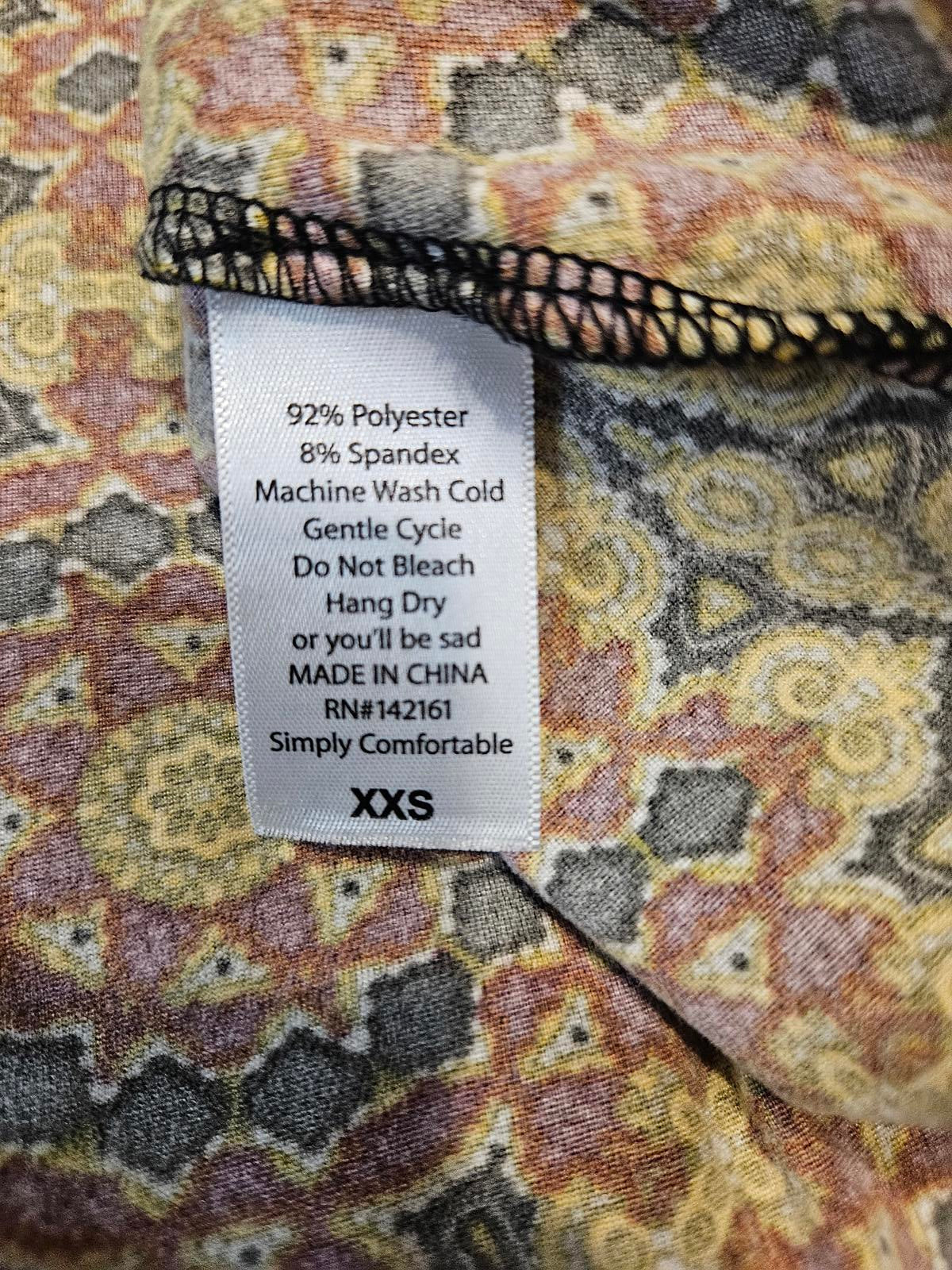 LuLaRoe Floral Pattern Dress - Size XXS #378