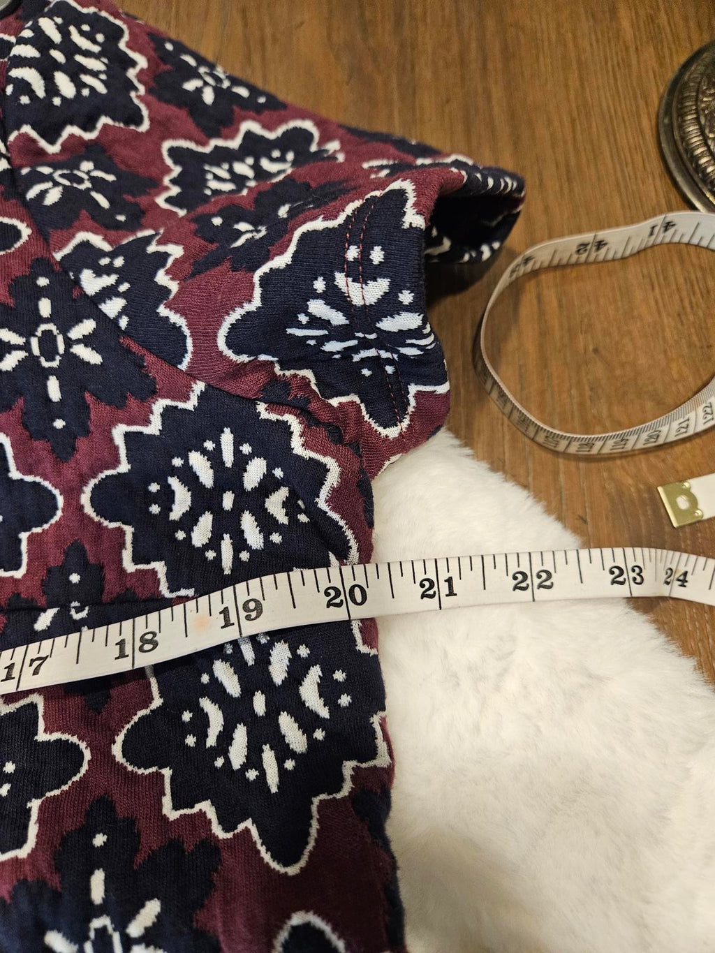 Loft Quilted Bohemian-Style Printed Dress #H145