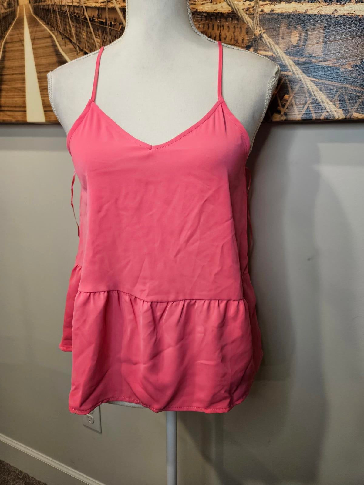 Nwt 3 Olive & Oak Sleeveless Peplum Tops A51