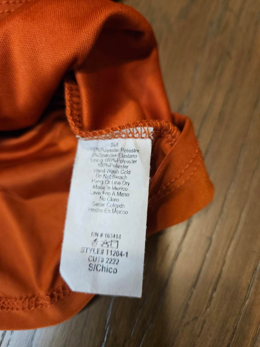 Nwt 21 Saints One-Shoulder Top - Rust Orange 867