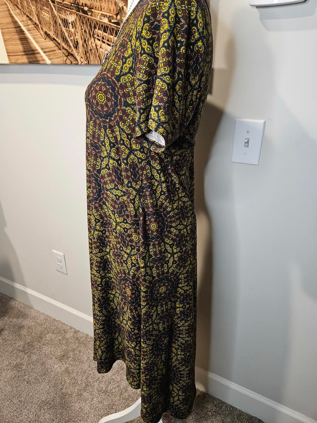 LuLaRoe Floral Pattern Dress - Size XXS #378