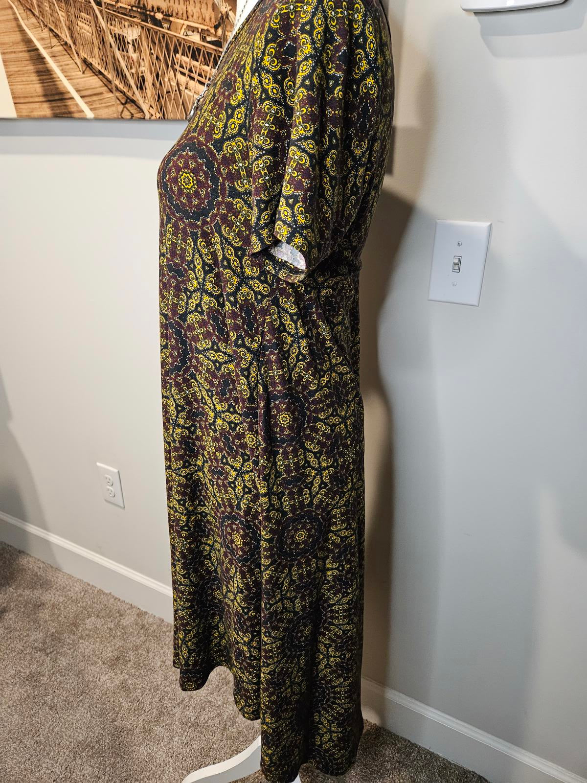 LuLaRoe Floral Pattern Dress - Size XXS #378