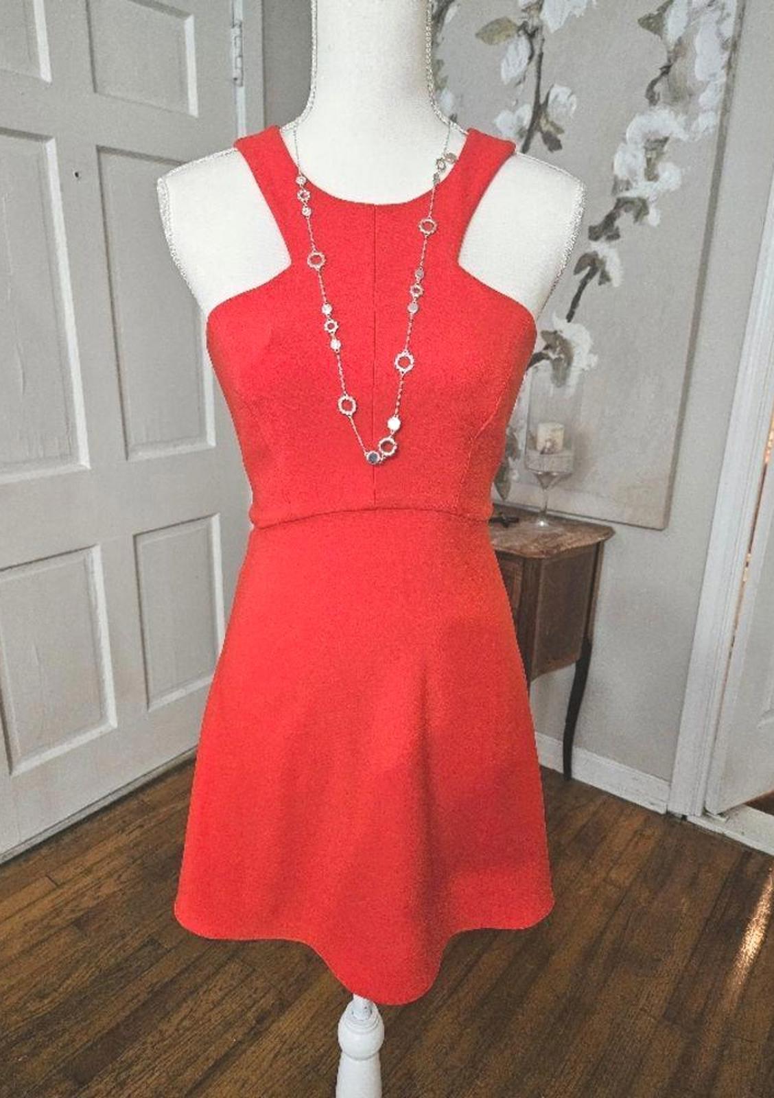 NBD Red Fit and Flare Dress #402
