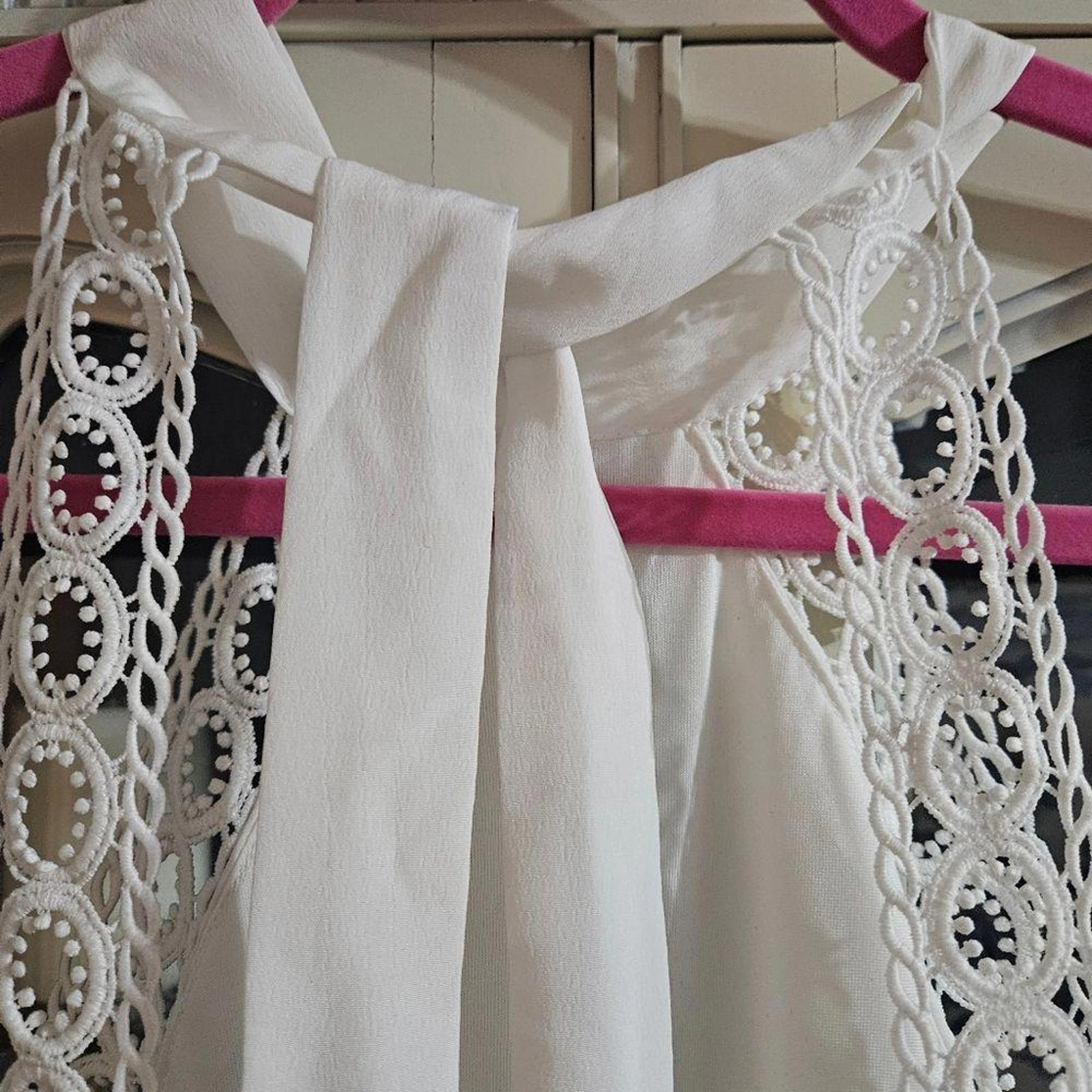 LuLu's White Lace Halter Dress - Perfect for Summer #66