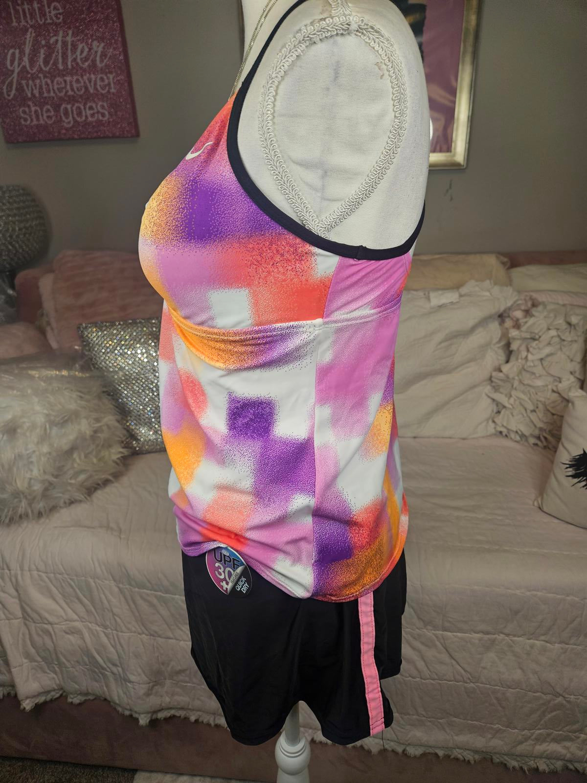 Nike Women's Colorful Tankini Set #610
