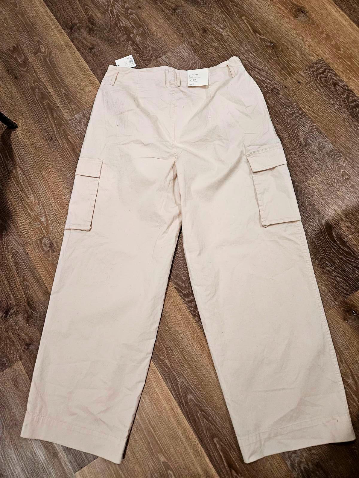 Nwt A New Day Stretch Wide Leg Cargo Pants - Size 12 jeans bucket