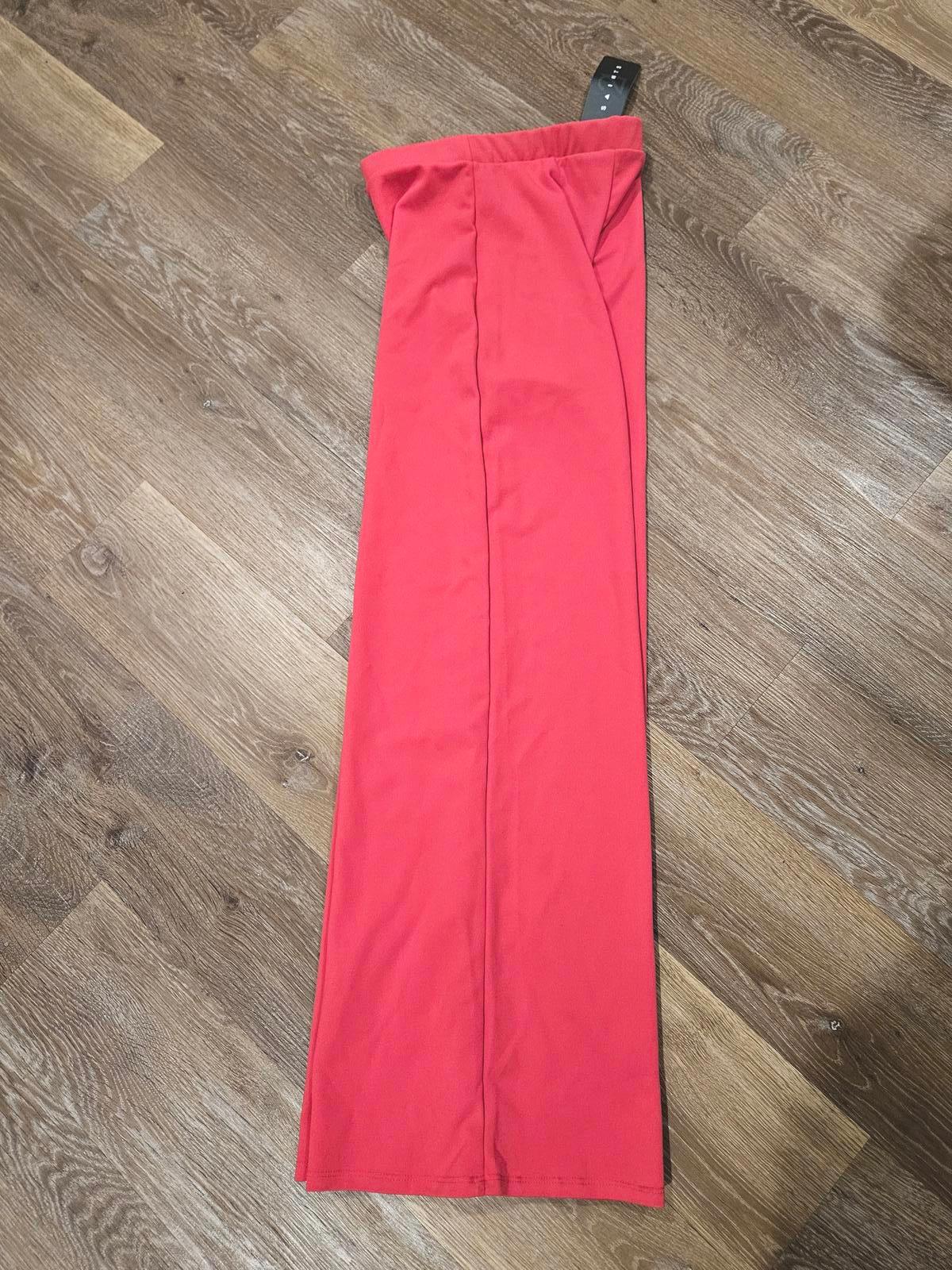 Nwt 21 Saints Stylish Wide Leg Pants - Light Rasberry 856