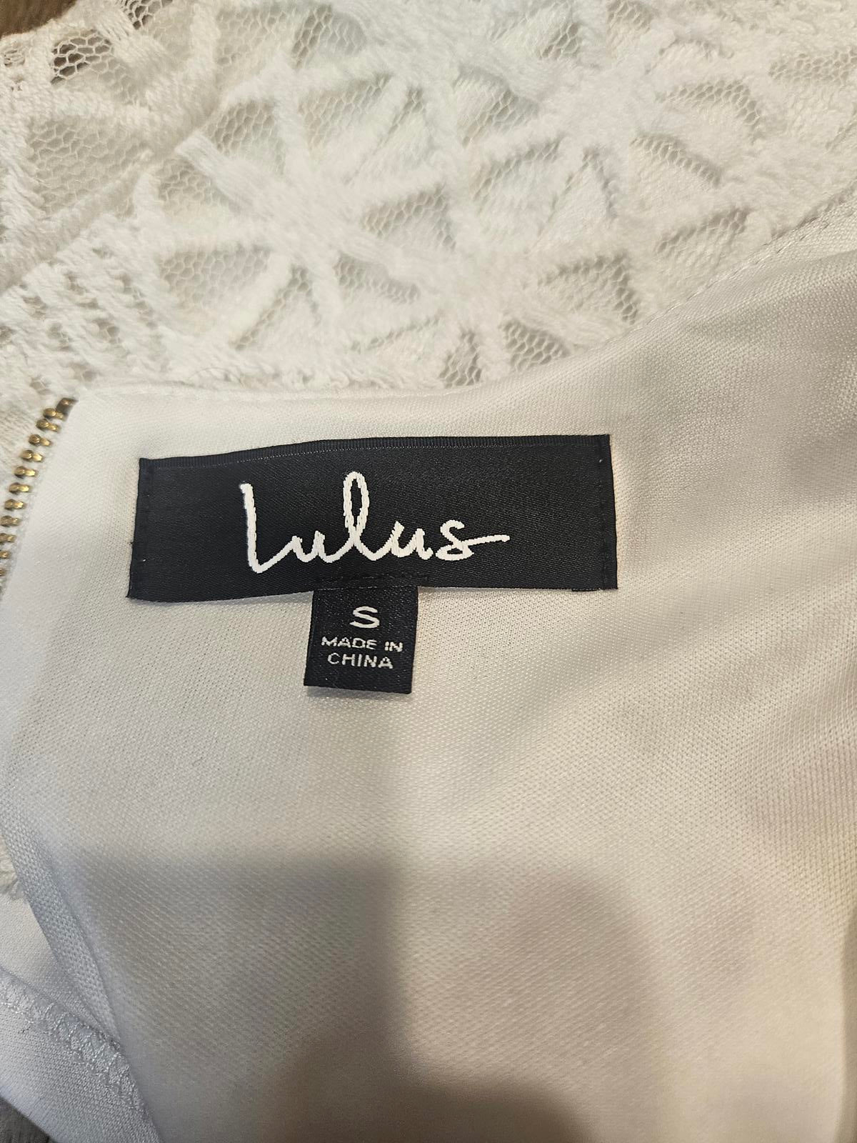 Lulu's Lace Shift Dress - Elegant White Design