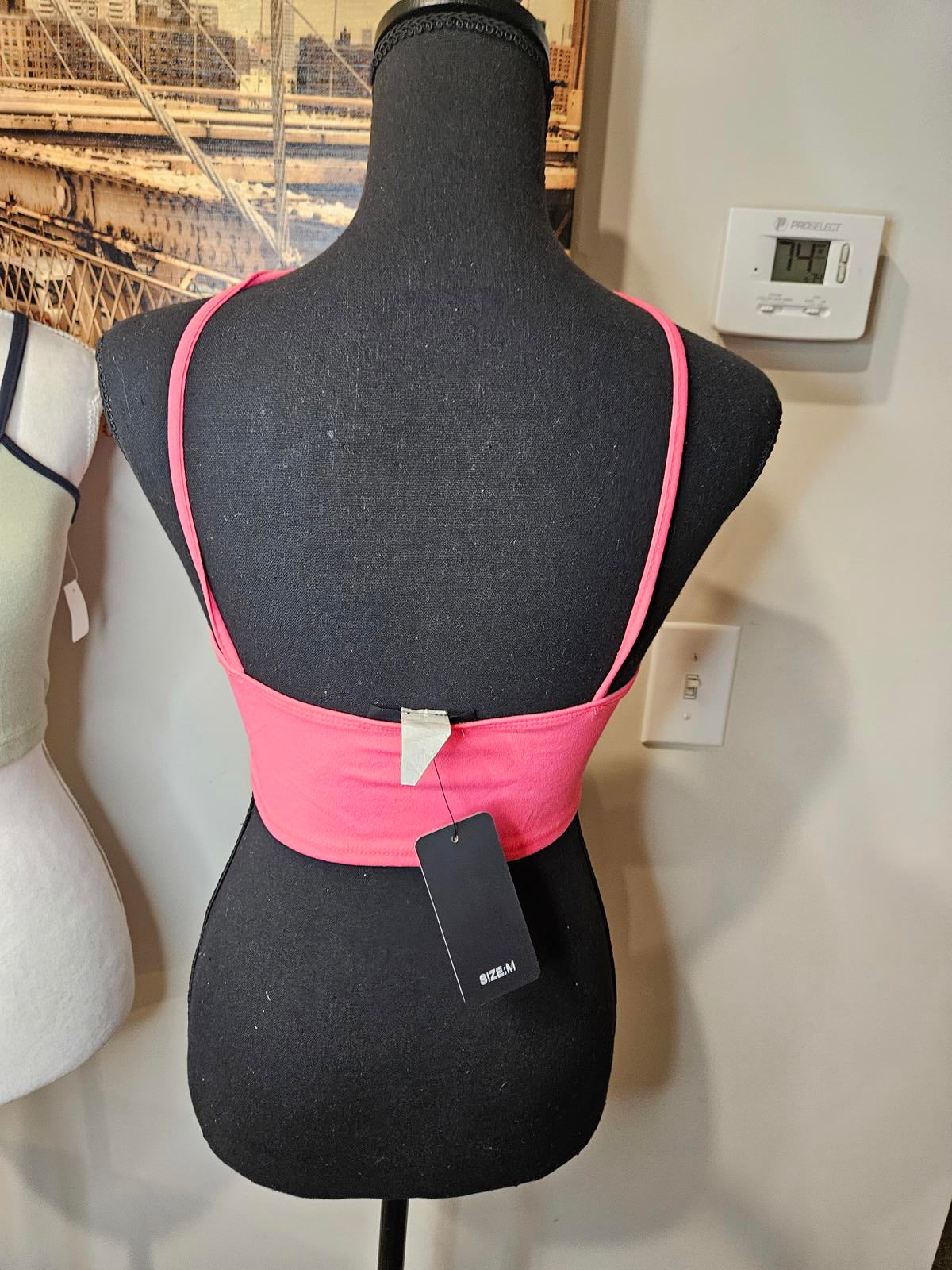 Nwt 21 Saints Crop tops- Pink & Olive 712