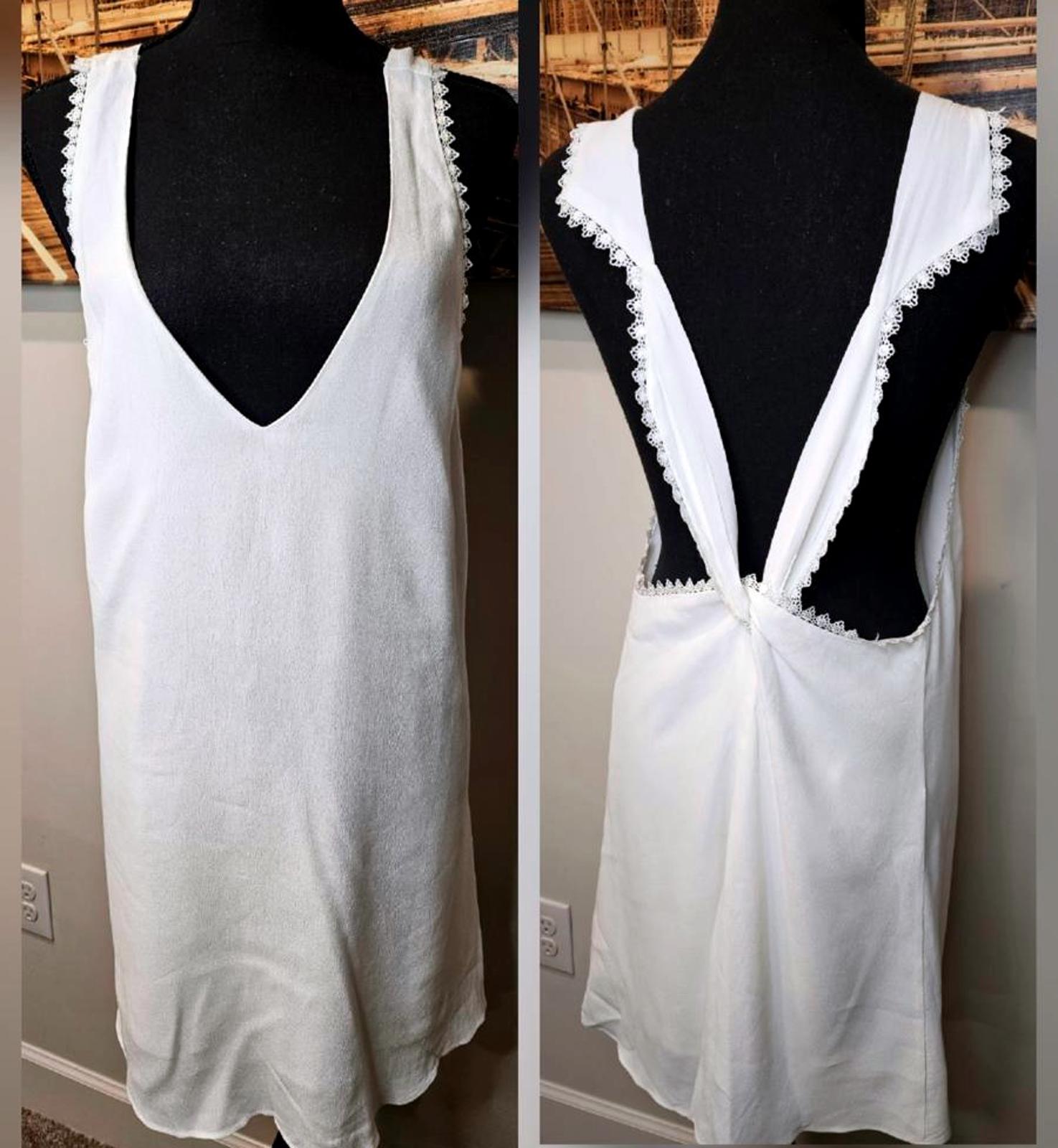 Maddy K Sleeveless Dress with Lace Detail #679
