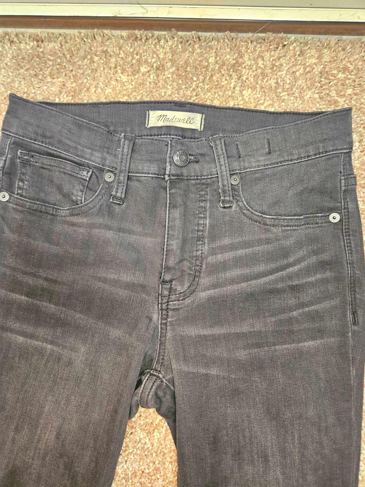 Madewell High-Rise Skinny Distressed Jeans #327