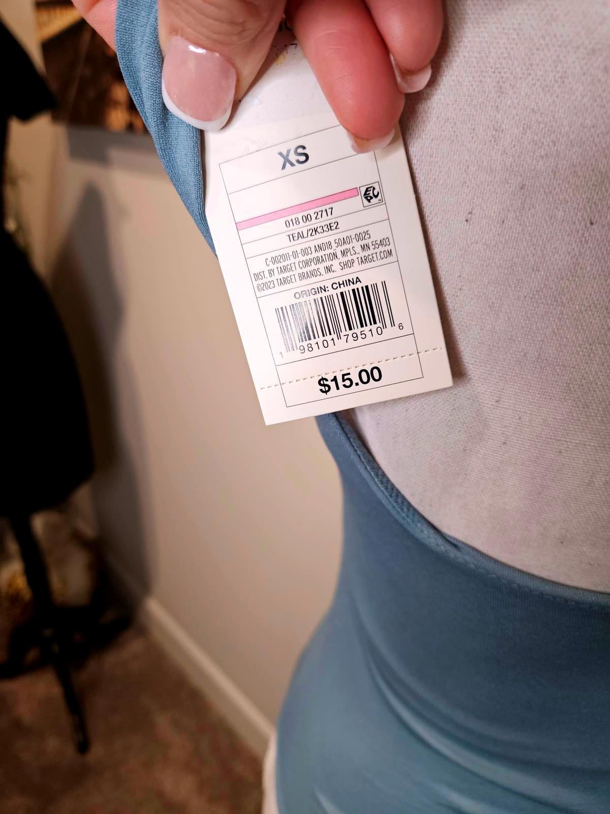 Nwt A New Day Stylish XS Light Blue Bodysuit B26