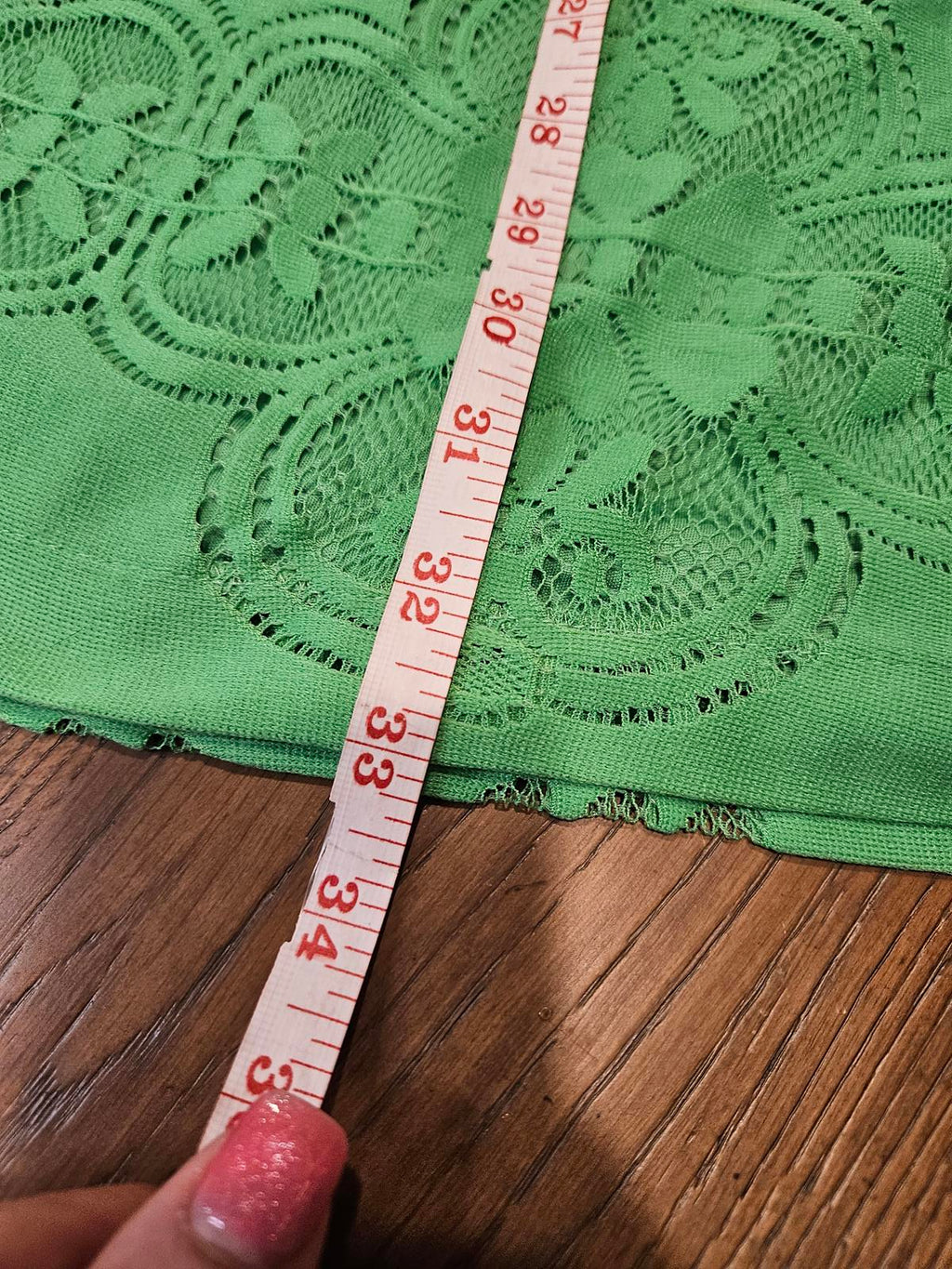 New York & Company Green Lace Dress #223